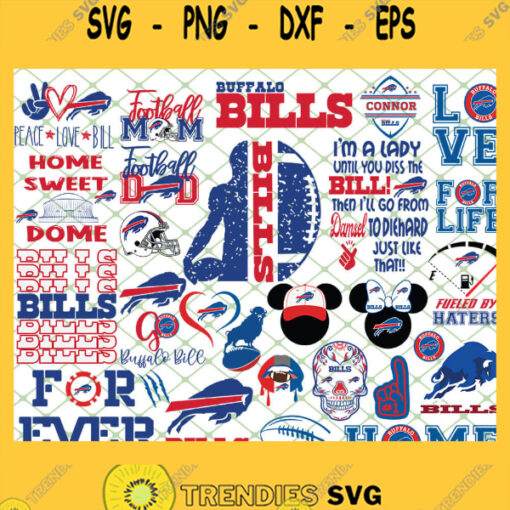 Buffalo Bills NFL SVG Bundle 1