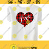 Buffalo Paild Heart Svg Valentines Day Svg Love Svg Digital Cut Files SVG DXF EPS Png Jpeg Ai Pdf