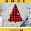 Buffalo Plaid Christmas Tree Svg Christmas Svg Holiday Svg Dxf Eps Png Xmas Cut Files Winter Svg Christmas Clipart Silhouette Cricut Design 2994 .jpg