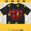 Buffalo Plaid Heart Svg Heart Shirt Svg Baby Adult Design Cricut Silhouette Cut Print Sublimation File Digital Graphic Png Jpg Pdf Design 658