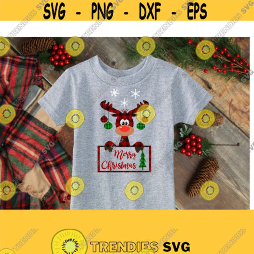 Buffalo Plaid Moose Svg Christmas Moose SVG Christmas Sign SVG Christmas Svg Christmas T Shirt Svg Moose SVG Dxf Png Jpeg Eps Ai
