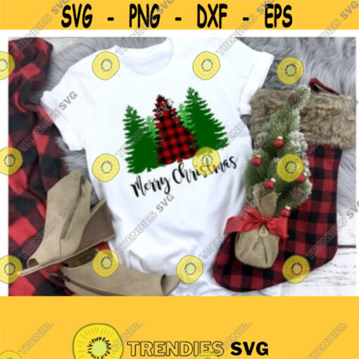 Buffalo Plaid Svg Christmas Svg Christmas Trees Svg Christmas T Shirt Svg SVG EPS Png Jpeg Ai Pdf