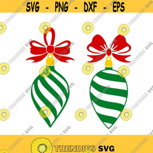 Bulb retro Christmas Cuttable Design SVG PNG DXF eps Designs Cameo File Silhouette Design 2037
