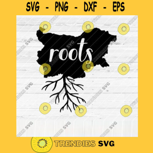 Bulgaria Roots SVG File Home Native Map Vector SVG Design for Cutting Machine Cut Files for Cricut Silhouette Png Pdf Eps Dxf SVG