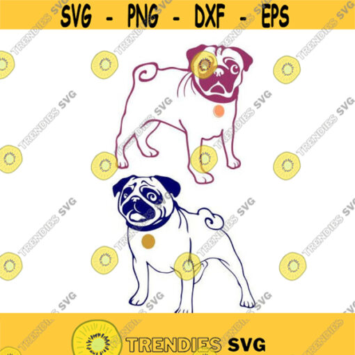 Bull Dog Cuttable Design SVG PNG DXF eps Designs Cameo File Silhouette Design 1403