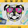 Bulldog Svg Summer Svg Dog with Sunglasses Svg Dxf Eps Beach Svg Bulldogs Shirt Design Dog Mom Clipart Cricut Silhouette Cut files Design 1058 .jpg
