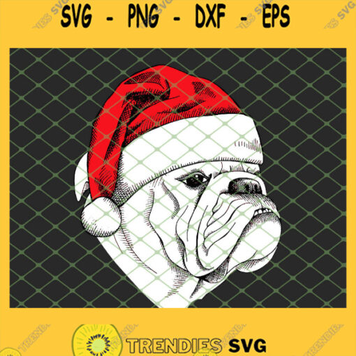 Bulldog Ugly Christmas SVG PNG DXF EPS 1