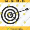 Bullseye SVG Vector Images silhouette Clip Art Target SVG Files For Cricut Eps Png Arrow ClipArt Bulls eye logo design Target practice Design 169