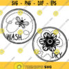 Bumblebee Flower Wash and Dry Svg Washer Dryer Svg Wash Svg Dry Svg Washer Dryer Decal Svg Washer and Dryer Cut File Design 10.jpg