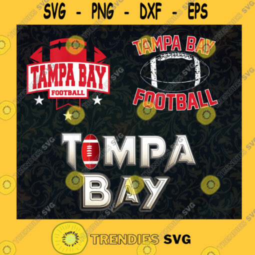 Bundle 3 of Tampa Bay Buccaneers American Football Team Tampa Florida NFL NFC AFL AFC Footbaal Fans Love Football SVG Digital Files Cut Files For Cricut Instant Download Vector Download Print Files