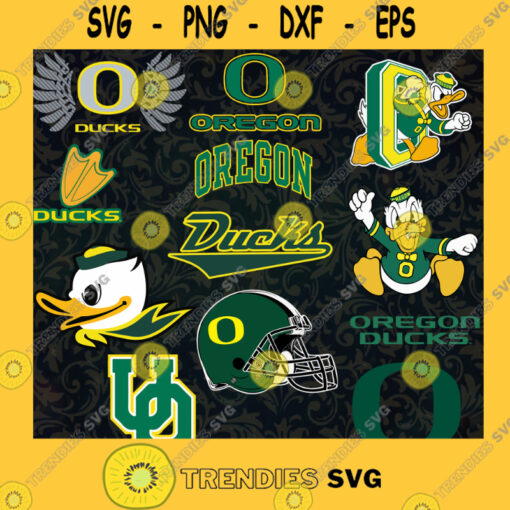 Bundle Ducks Svg Oregon Ducks Svg Sport Svg Hockey Team Svg Duck Logo Svg