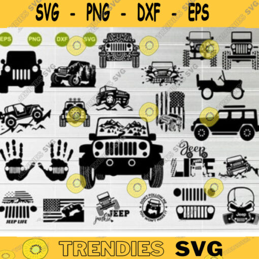 Bundle Jeep svg Jeeps Svg Jeep Life Svg Jeep Digital Files