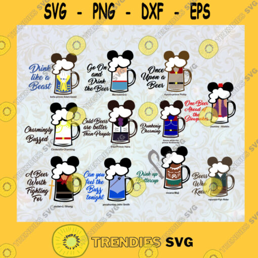 Bundle Mickey Mouse Svg Happy Birthday Svg Walt Disney Svg Cartoon Gift Svg