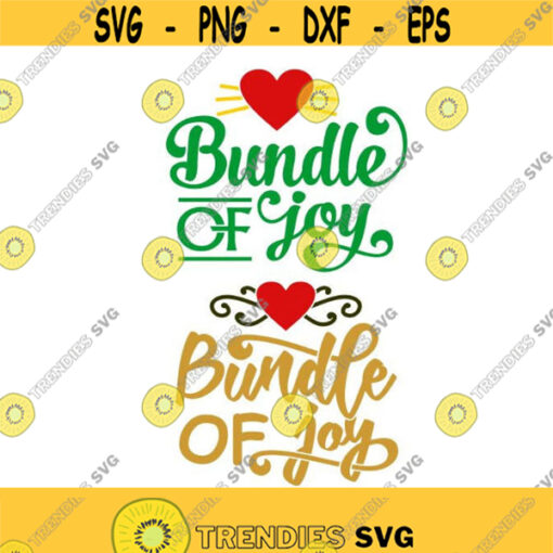 Bundle Of Joy Christmas Cuttable Design SVG PNG DXF eps Designs Cameo File Silhouette Design 1087