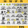 Bundle Peeking Dog Breeds SVG Dog svgPeeking Dog Breeds Funny Clip art instant download digital file svgdxfepspng