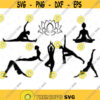 Bundle Yoga SVG for Cricut. Lotus SVG. Yoga Templates. Budda SVG. Practice Yoga. Fitness svg. Yoga silhouette. Circut file. Decal. Vector.