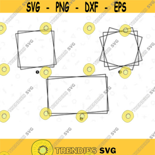 Bundle frame SVG. Square frame SVG. Border Svg. Square frame Cricut. Square frame silhouette. Wreath Svg. Square frame Cutting. Frame Png.