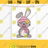 Bunny Boy and Girl SVG. Blue and Pink Baby Bunnies Cut Files. Rabbits with Dummy PNG Clipart. Vector Files Cutting Machine dxf eps jpg pdf Design 115