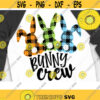 Bunny Crew Svg Three Bunnies Svg Easter Rabbit Svg Easter Plaid Shirt Plaid Bunny Svg Bunny Buffalo Plaid Design 634 .jpg