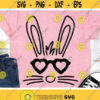 Bunny Face Svg Easter Svg Girl Bunny With Sunglasses Svg Rabbit Ears Svg Monogram Svg Baby Kids Design Silhouette Cricut Cut Files Design 74 .jpg