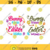 Bunny Kisses Easter Wishes Cuttable Design SVG PNG DXF eps Designs Cameo File Silhouette Design 343