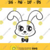 Bunny SVG easter svgeaster clipart Easter bunnies svgdxf vector Easter Bunny Cute svgbunny face svgEaster Basket SvgCricut Cut Files