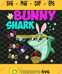 Bunny Shark Doo Doo Doo Kids Toddler Svg Png Dxf Eps 1 Svg Cut Files Svg Clipart Silhouette Svg