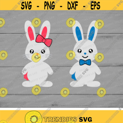 Bunny Svg Easter Svg Little Bunnies Cut Files Rabbits Svg Dxf Eps Png Baby Svg Boys Girls Clipart Kids Shirt Svg Silhouette Cricut Design 2386 .jpg