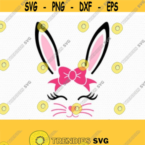 Bunny Svg Easter SvgBoy Girl Cute Easter Bunny Svg Easter Cut File Bunny face Svg cut Files Cricut svg jpg png dxf Silhouette cameo Design 90