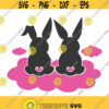 Bunnys svg love svg Valentines day svg png dxf Cutting files Cricut Funny Cute svg designs print for t shirt Valentines Day gift Design 526