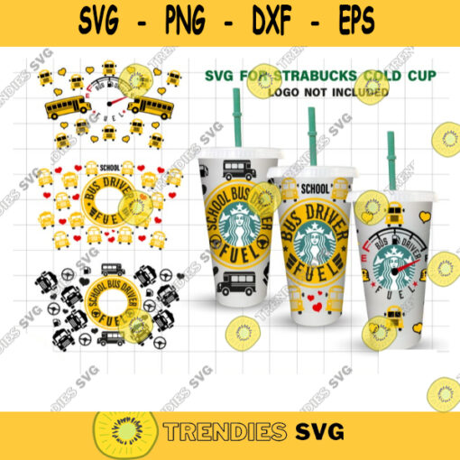Bus Driver svg school bus driver svg for Starbucks Cold cup back to school svg bus driver gift starbucks cup Svg for Cricut Silhouette. 42
