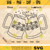 Butter Beer Outline SVG Magical Drink Cut file Monogram Stencil Beer Mugs Clip Art Cheers Vector File