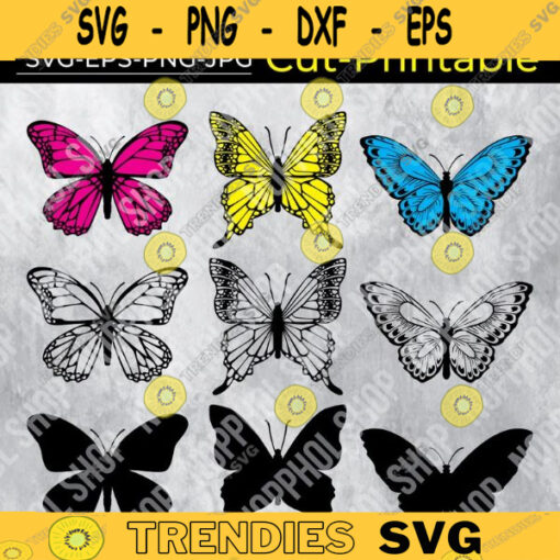 Butterfly Bundle Butterfly svg DIY Paper ButterfliesPaper Butterfly butterfly memorial svg for cut Design 40