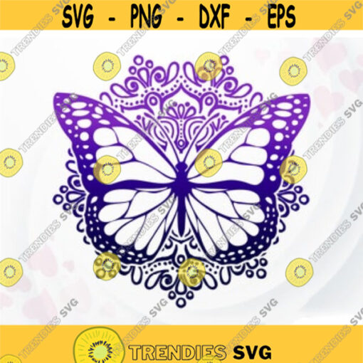 Butterfly Mandala SVG Butterfly for Cricut Insects SVG Butterfly Silhouette Butterfly wings SVG Butterfly Zentangle Butterfly SvG Design 14.jpg