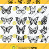Butterfly SVG Files For cricut Bundle Monarch Butterfly Vector Images Butterfly Clip Art SVG Files Eps Png dxf Stencil ClipArt Silhouette Design 9