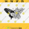 Butterfly Svg File Floral Butterfly Svg Butterfly Flowers Butterfly Floral Svg Butterfly Cut File Butterfly WingsDesign 569