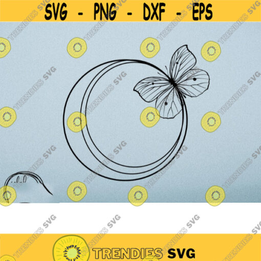 Butterfly svg butterfly circle svg gift for her svg Chiristian svg svg files for cricut dxf files jpeg