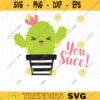 Cactus SVG Succulent svg Files for Cricut or Silhouette Cute Funny You Suck Succulent Cactus Cacti SVG DXF Cut File Clipart copy