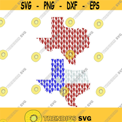 Cactus Texas State Cuttable Design SVG PNG DXF eps Designs Cameo File Silhouette Design 1598