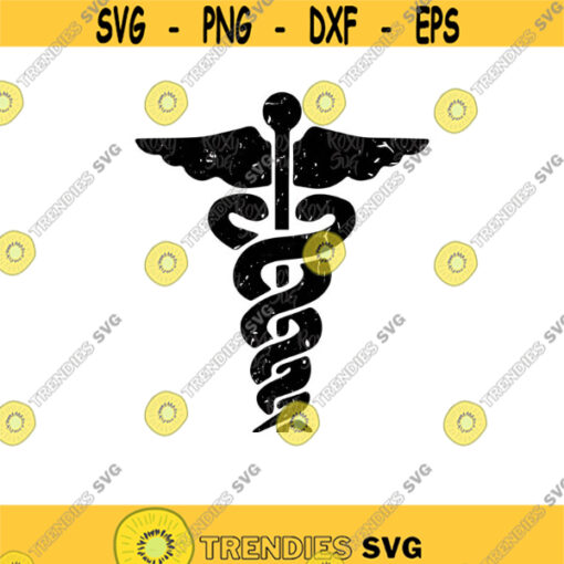 Caduceus Medical Symbol SVG Caduceus silhouette Medical Symbol svg file vinyl decal stencil template SVG files for cricut