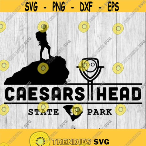 Caesars Head Mountain Logo svg png ai eps dxf files for Auto Decals Vinyl Decals Printing T shirts CNC Cricut other cut files Design 382