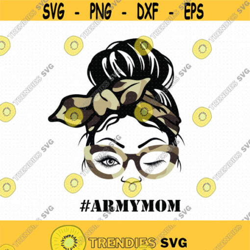 Camo Army Mom Bun Png File Army Mom Sublimation Military Mom Png Messy Bun Png Messy Bun Mom Png Messy Bun Mom Life Design 59