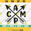 Camp SVG Cut File Cricut Commercial use Silhouette Camper SVG Camping SVG Arrow Svg Adventure Svg Design 890