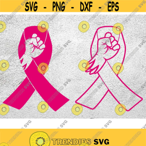 Cancer Ribbon Svg Cancer Svg Cancer Survivor Svg Cancer Warrior Svg Breast Cancer Svg Ribbon Punch svg Cancer Awareness svg dxf eps Design 186