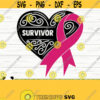 Cancer Survivor Svg Breast Cancer Svg Cancer Awareness Svg Pink Ribbon Svg Cancer Ribbon Svg Cancer Shirt Svg October Svg Cricut Svg Design 225
