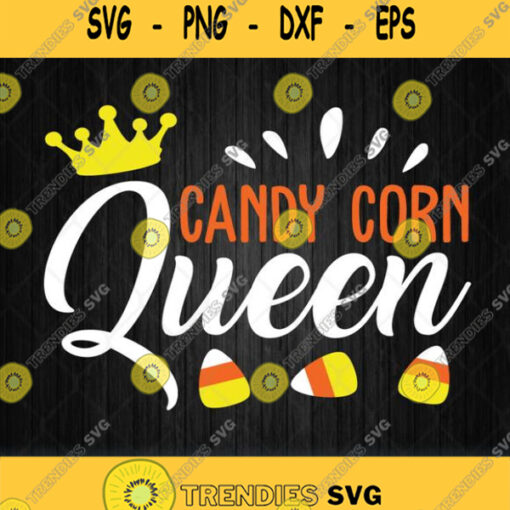 Candy Corn Queen Halloween Svg Png