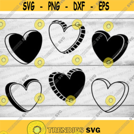 Candy Hearts Svg Valentines Day Svg Heart Monogram Svg Cute Conversation Hearts Clipart Valentine Svg Dxf Eps Love Svg Cut Files Design 185 .jpg