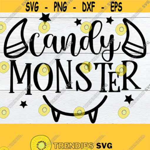 Candy monster Halloween Kids Halloween Kids Halloween SVG Cute Halloween Boys HalloweenHalloween SVG Toddler Halloween Cut File SVG Design 812