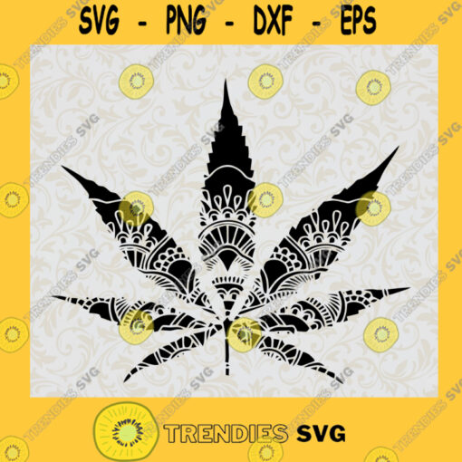 Cannabis Mandala SVG Marijuana SVG Plants SVG