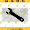 Car Automotive Clipart Simple Easy Black Box Wrench Silhouette for Mechanics Cars. and other Fix It Jobs Digital Download SVG PNG Design 1131